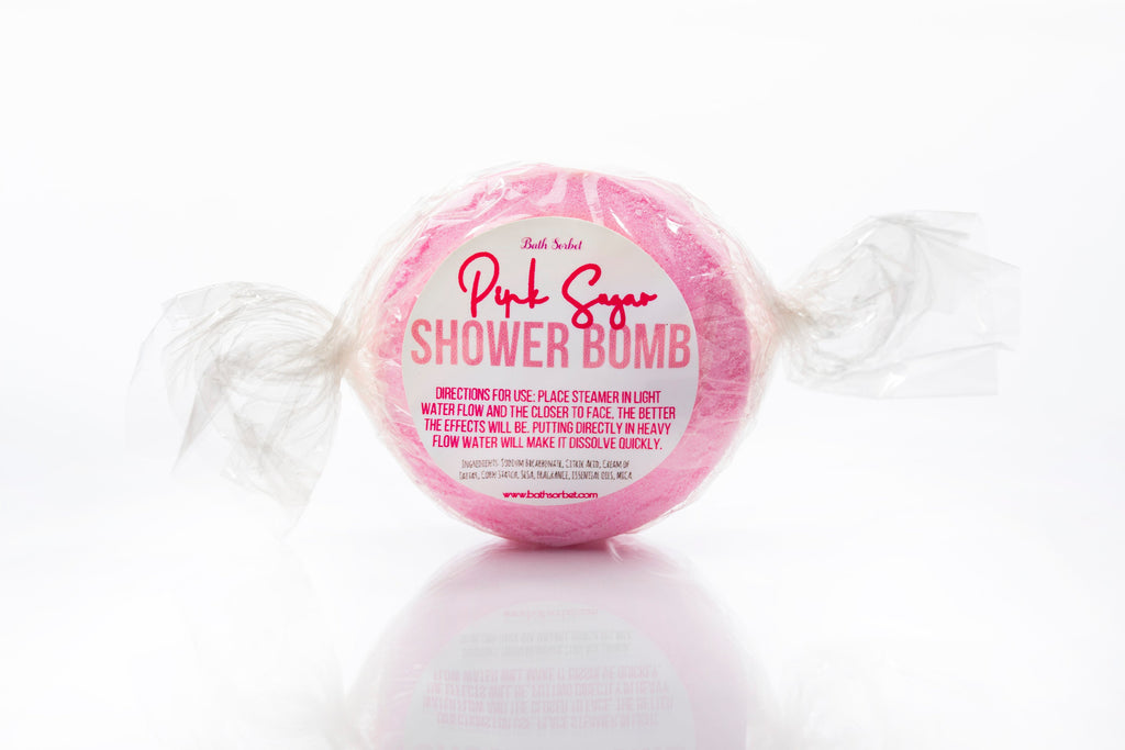 Pink Sugar Shower Bomb